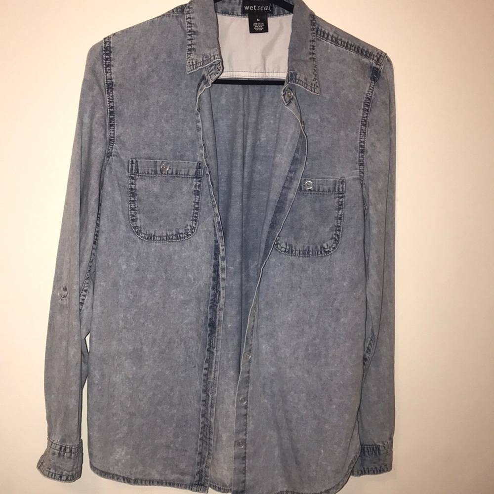 Blue jean top